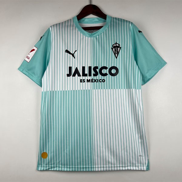 Tailandia Camiseta Sporting Gijon Segunda Equipación 2023/2024